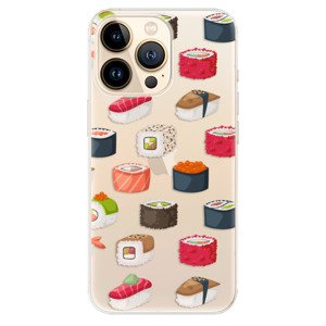 Odolné silikónové puzdro iSaprio - Sushi Pattern - iPhone 13 Pro