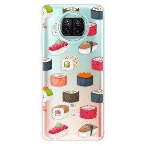 Odolné silikónové puzdro iSaprio - Sushi Pattern - Xiaomi Mi 10T Lite