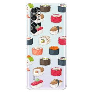 Odolné silikónové puzdro iSaprio - Sushi Pattern - Xiaomi Mi Note 10 Lite