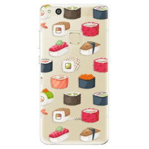 Odolné silikónové puzdro iSaprio - Sushi Pattern - Huawei P10 Lite