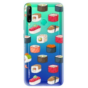 Odolné silikónové puzdro iSaprio - Sushi Pattern - Huawei P40 Lite E