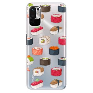 Odolné silikónové puzdro iSaprio - Sushi Pattern - Xiaomi Redmi Note 10 5G