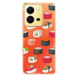 Odolné silikónové puzdro iSaprio - Sushi Pattern - Vivo X80 Lite 5G