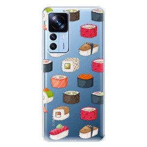 Odolné silikónové puzdro iSaprio - Sushi Pattern - Xiaomi 12T / 12T Pro