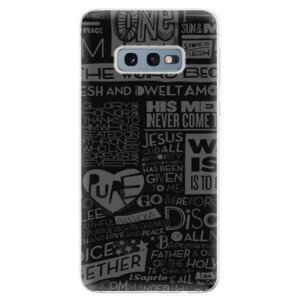 Odolné silikonové pouzdro iSaprio - Text 01 - Samsung Galaxy S10e