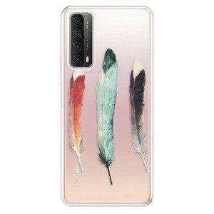 Odolné silikónové puzdro iSaprio - Three Feathers - Huawei P Smart 2021