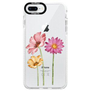 Silikónové púzdro Bumper iSaprio - Three Flowers - iPhone 8 Plus