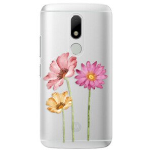 Plastové puzdro iSaprio - Three Flowers - Lenovo Moto M