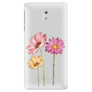 Plastové puzdro iSaprio - Three Flowers - Nokia 3