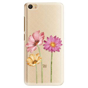 Plastové puzdro iSaprio - Three Flowers - Xiaomi Mi5