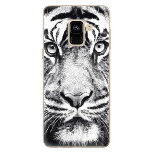 Odolné silikónové puzdro iSaprio - Tiger Face - Samsung Galaxy A8 2018