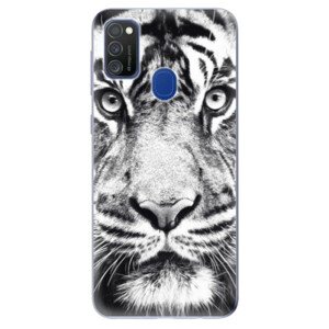 Odolné silikónové puzdro iSaprio - Tiger Face - Samsung Galaxy M21