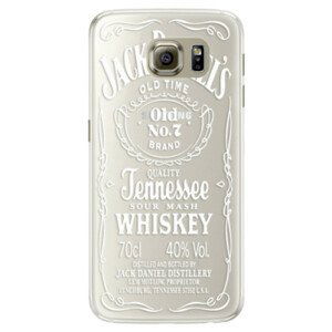 Silikónové puzdro iSaprio - Transparent White Jack - Samsung Galaxy S6 Edge