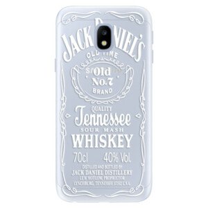 Silikónové puzdro iSaprio - Transparent White Jack - Samsung Galaxy J3 2017