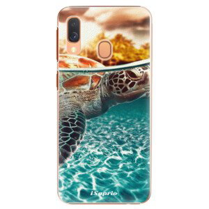 Plastové puzdro iSaprio - Turtle 01 - Samsung Galaxy A40
