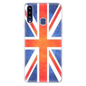 Odolné silikónové puzdro iSaprio - UK Flag - Samsung Galaxy A20s