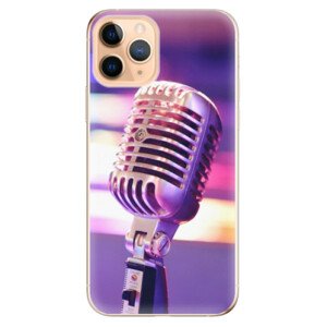 Odolné silikónové puzdro iSaprio - Vintage Microphone - iPhone 11 Pro