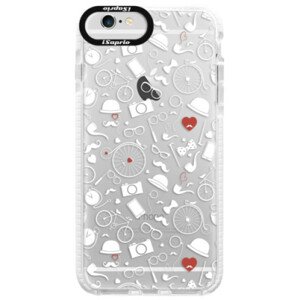 Silikónové púzdro Bumper iSaprio - Vintage Pattern 01 - white - iPhone 6 Plus/6S Plus