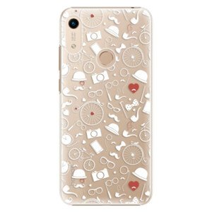 Plastové puzdro iSaprio - Vintage Pattern 01 - white - Huawei Honor 8A