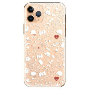 Plastové puzdro iSaprio - Vintage Pattern 01 - white - iPhone 11 Pro