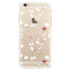 Plastové puzdro iSaprio - Vintage Pattern 01 - white - iPhone 6/6S