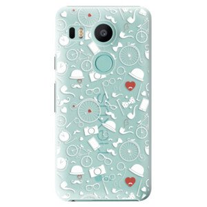 Plastové puzdro iSaprio - Vintage Pattern 01 - white - LG Nexus 5X