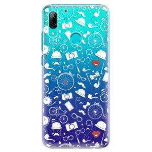 Plastové puzdro iSaprio - Vintage Pattern 01 - white - Huawei P Smart 2019