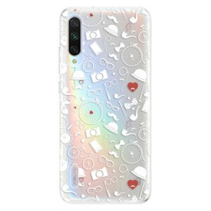 Odolné silikónové puzdro iSaprio - Vintage Pattern 01 - white - Xiaomi Mi A3