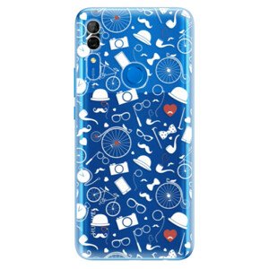 Odolné silikónové puzdro iSaprio - Vintage Pattern 01 - white - Huawei P Smart Z