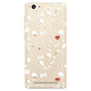 Plastové puzdro iSaprio - Vintage Pattern 01 - white - Xiaomi Redmi 3