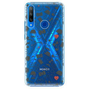 Plastové puzdro iSaprio - Vintage Pattern 01 - black - Huawei Honor 9X