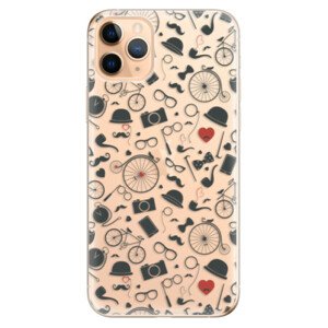 Odolné silikónové puzdro iSaprio - Vintage Pattern 01 - black - iPhone 11 Pro Max