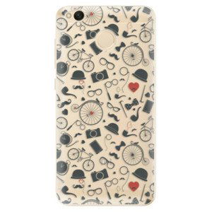 Odolné silikónové puzdro iSaprio - Vintage Pattern 01 - black - Xiaomi Redmi 4X