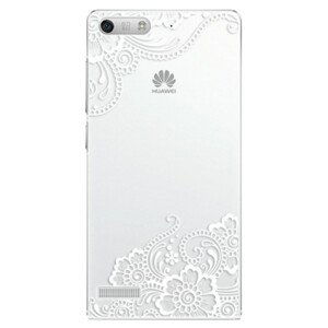 Plastové puzdro iSaprio - White Lace 02 - Huawei Ascend G6