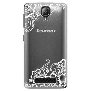 Plastové puzdro iSaprio - White Lace 02 - Lenovo A1000