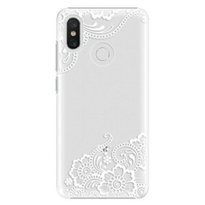 Plastové puzdro iSaprio - White Lace 02 - Xiaomi Mi 8