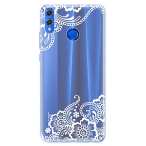 Silikónové puzdro iSaprio - White Lace 02 - Huawei Honor 8X