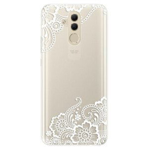 Silikónové puzdro iSaprio - White Lace 02 - Huawei Mate 20 Lite