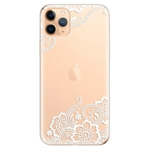 Odolné silikónové puzdro iSaprio - White Lace 02 - iPhone 11 Pro Max