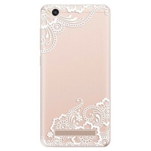 Odolné silikónové puzdro iSaprio - White Lace 02 - Xiaomi Redmi 4A