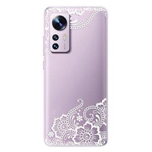 Odolné silikónové puzdro iSaprio - White Lace 02 - Xiaomi 12 / 12X