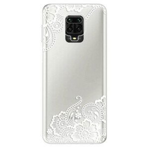 Odolné silikónové puzdro iSaprio - White Lace 02 - Xiaomi Redmi Note 9 Pro / Note 9S