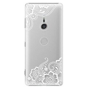 Plastové puzdro iSaprio - White Lace 02 - Sony Xperia XZ3