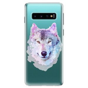 Plastové puzdro iSaprio - Wolf 01 - Samsung Galaxy S10