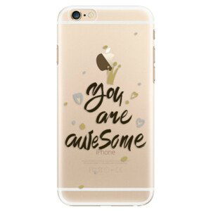 Plastové puzdro iSaprio - You Are Awesome - black - iPhone 6/6S