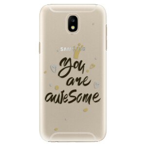 Plastové puzdro iSaprio - You Are Awesome - black - Samsung Galaxy J5 2017