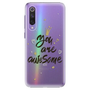 Plastové puzdro iSaprio - You Are Awesome - black - Xiaomi Mi 9 SE