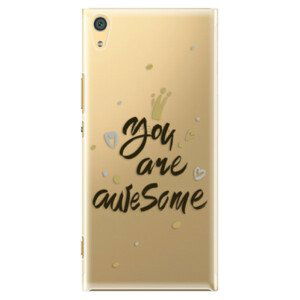 Plastové puzdro iSaprio - You Are Awesome - black - Sony Xperia XA1 Ultra