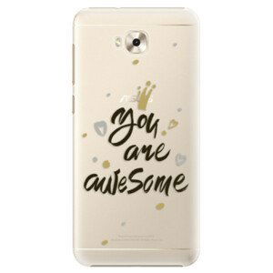 Plastové puzdro iSaprio - You Are Awesome - black - Asus ZenFone 4 Selfie ZD553KL