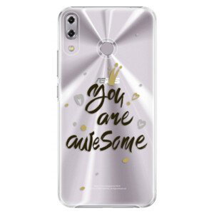 Plastové puzdro iSaprio - You Are Awesome - black - Asus ZenFone 5Z ZS620KL